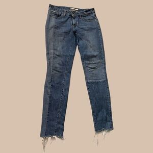 Levi’s 711 Skinny Patchwork Jeans